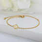 Stainless Steel Heart Bracelets For Women Gold Color Geometric Heart Bracelet Fashion Wedding Waterproof Jewelry Gift