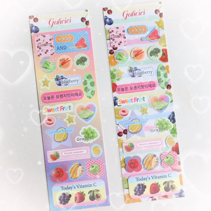 Sweet Animal Stickers | Sparkling Glitter Decals for Journaling and Scrapbooking