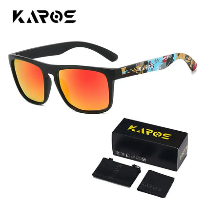 KAROS Polarized Sunglasses | UV400 Square Shades for Outdoor Sports