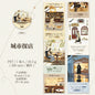 Leisure Holiday Vacation PET Die-Cut Tape Sticker Roll | 4.5x200cm for Journal Scrapbook