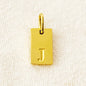 SUNIBI Alphabet Charm Pendant for Necklaces Stainless Steel Jewelry DIY Engraved Lettering Accessories Women's Fashion Jewelry