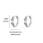 Cute Geometric Hoop Earrings for Women Stainless Steel Gold Color Cross Infinity Earrings 2025 Trend Piercing Wedding Jewelry