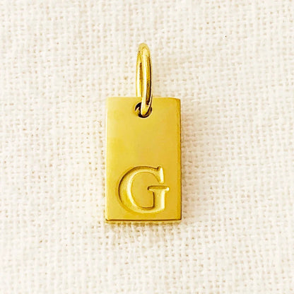 SUNIBI Alphabet Charm Pendant for Necklaces Stainless Steel Jewelry DIY Engraved Lettering Accessories Women's Fashion Jewelry