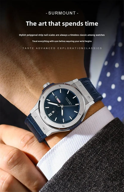 Fashion Quartz Wristwatches New Gifts Sports Leather Mens Automatic Watches For Man Luxury Automatic Watch Men Digital Clock