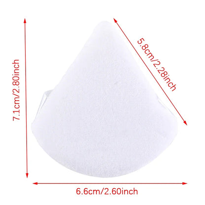 Reusable Triangle Velvet Powder Puffs | Soft Face Makeup Sponges