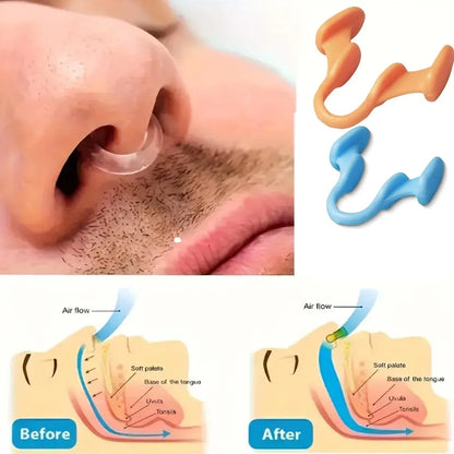 Anti Snoring Nose Clip | Gentle Sleep Aid for Men and Women