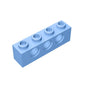 Gobricks GDS-625 Technical Brick 1x4 3-Hole | Compatible with Lego 3701
