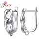 Fashion DIY Cubic Zirconia Earrings Hook Rhinestone 925 Sterling Silver Earring Findings For Handmade Jewelry Accessories