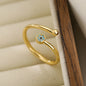 NEWBUY 2026 New Fashion Clear Shiny CZ Zircon Cross Evil Eye Rings For Women Girl Finger Accessories Party Jewelry Gift