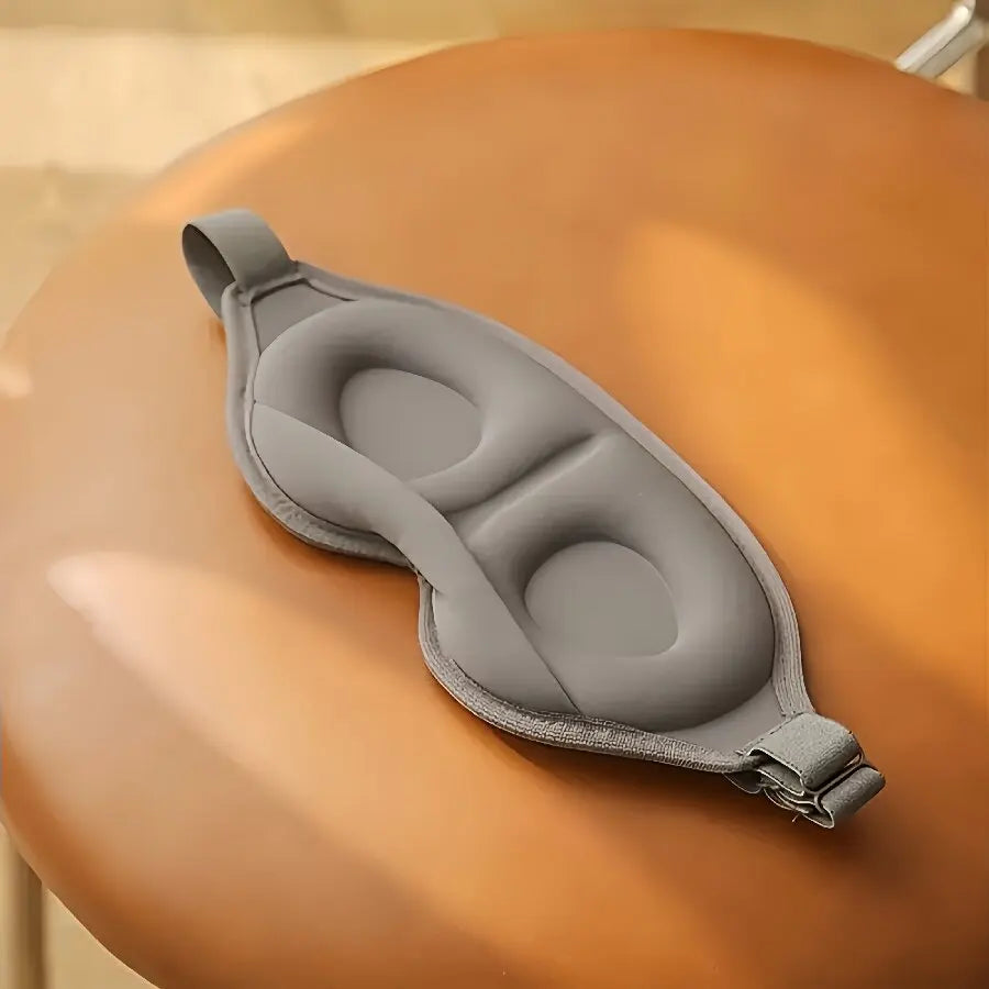 3D Contoured Sleep Mask for Adults and Kids | Light Blocking Eye Cover