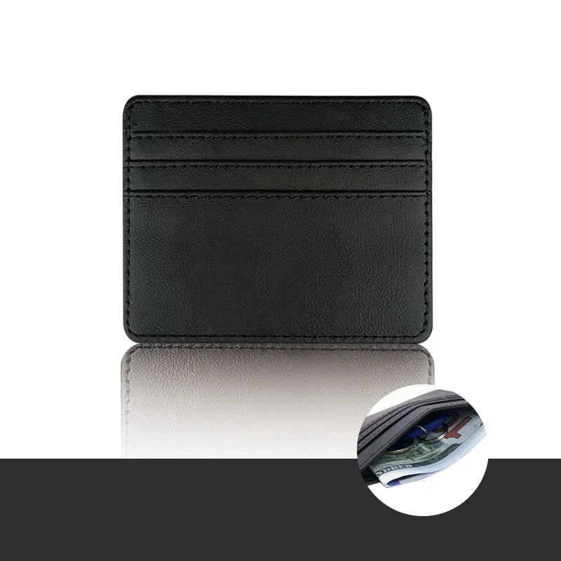 Ultra Thin Mini Card Holder Wallet | Simple Business Credit Card Case for Men and Women