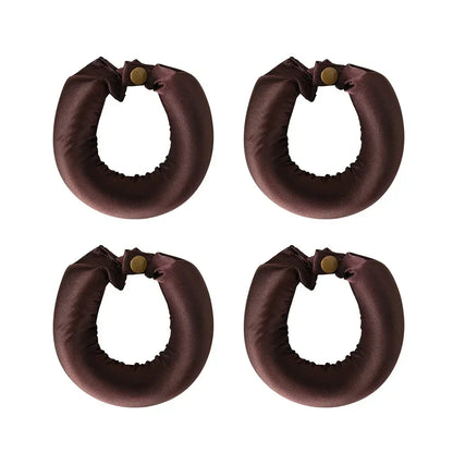 Satin Heatless Hair Curlers | Overnight No Heat Curling Rod Set