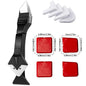 5in1 Silicone Scraper Squeegee Glue Remover Tool Kit | Multifunctional Caulking & Grout Tool Set