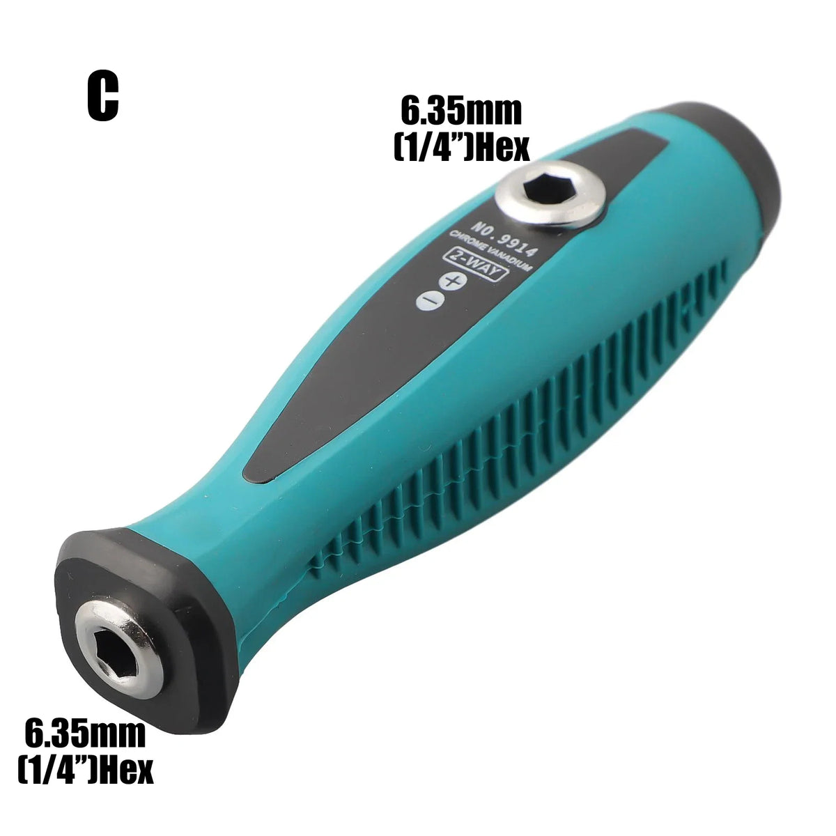1/4'' Hex Screwdriver Handle | Magnetic Self-Locking Bit Holder for Repairs