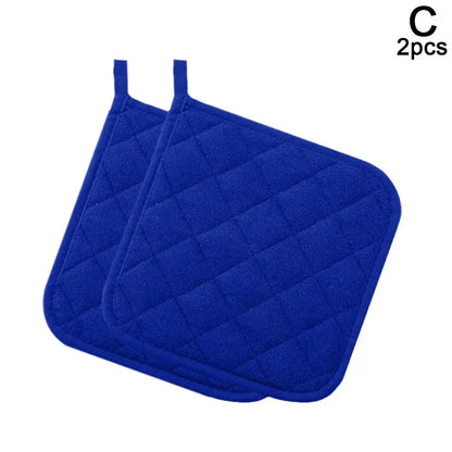 Thickened Cotton Square Placemat | Heat Resistant Table Mat for Dining Table