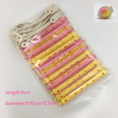 12pcs Heatless Hair Curler Set | No Heat Soft Flexi Rods for Natural Curls
