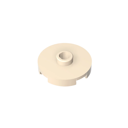 Gobricks GDS-1041 Tile Round 2x2 with Open Stud | Compatible Building Block for DIY Educational Kits
