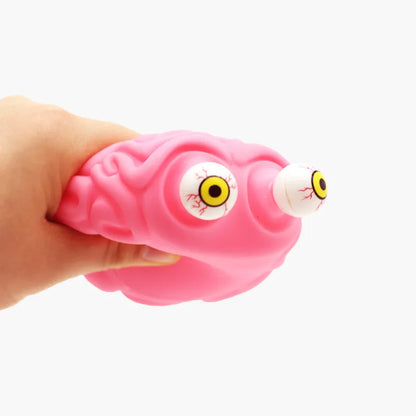 Anti Stress Flippy Brain Squishy Eye Popping Squeeze Fidget Toy | Stress Relief for Kids and Adults