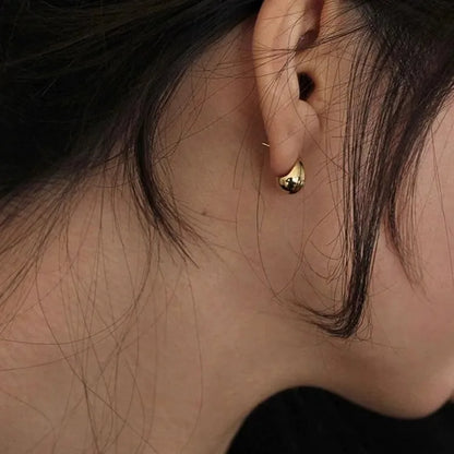 925 Sterling Silver Water Drop Earring for Women Gift Minimalism Versatile Office Trend Jewelry Dropshipping