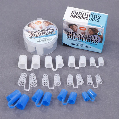 4/8Pcs Silicone Snore Nasal Dilators | Anti Snoring Nose Clip for Better Breathing