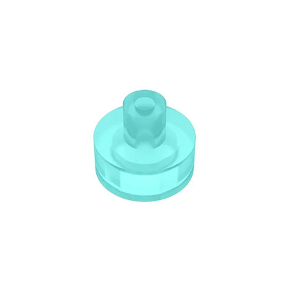 Gobricks Tile Round 1x1 with Bar and Pin Holder | Compatible Building Block