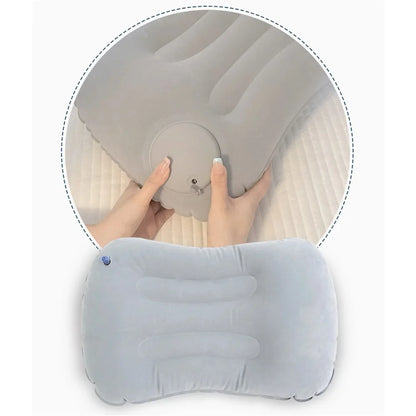 Camping Inflatable Pillow | Portable Travel Pillow for Neck and Lumbar Support