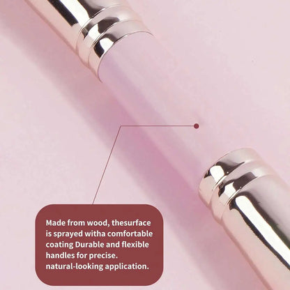 4pcs Basic Makeup Brushes Set with Box | Dual-ended Travel Kit for Beginners