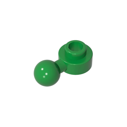 Gobricks GDS-1500 Hinged Plate 1x1 with Ball Head | Compatible Building Brick