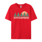New Hampshire NH Vintage Retro 70s Cosie Men's Fashionable Custom Tees O Neck Pure Cotton Top T-Shirts Casual T-Shirts