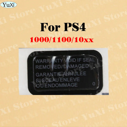 Console Seal Warranty Sticker Kit for PS4 Pro, PS4 Slim, PS5, PS3 | Game Console Label & Barcode Replacement Set