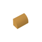 Gobricks GDS-M063 Curved Brick 1 x 2 x 1 No Studs | Compatible Building Block
