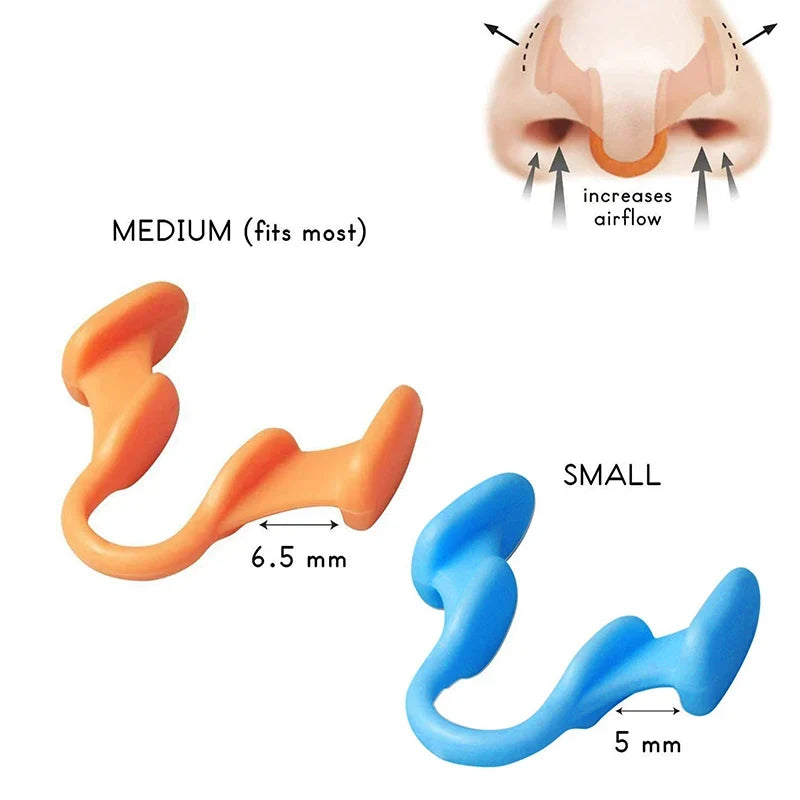 Anti Snoring Nasal Dilator | Silicone Nose Clip for Better Sleep