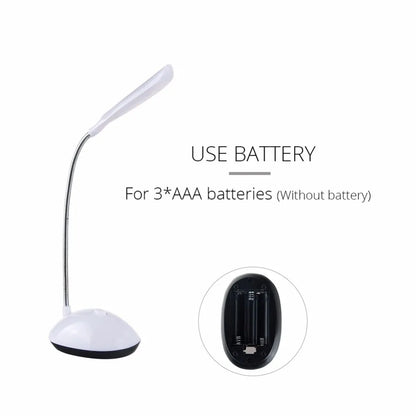 Portable LED Desk Lamp | Eye-Protecting Folding Reading Light for Bedroom and Study