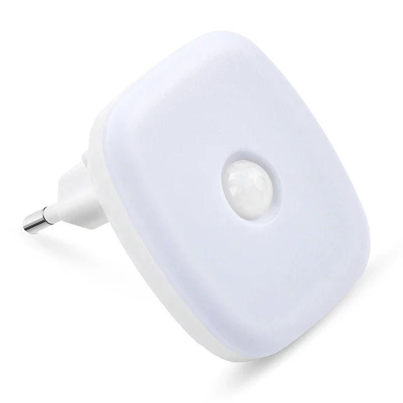 LED Motion Sensor Night Light | Plug-In Automatic Lamp for Hallway Closet