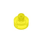 Gobricks Tile Round 1x1 with Bar and Pin Holder | Compatible Building Block