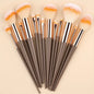 13-Piece Makeup Brush Set | Complete Eye Shadow, Concealer & Powder Brush Kit