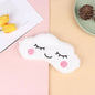 Plush Cat Eye Mask for Sleep | Soft Travel Blindfold