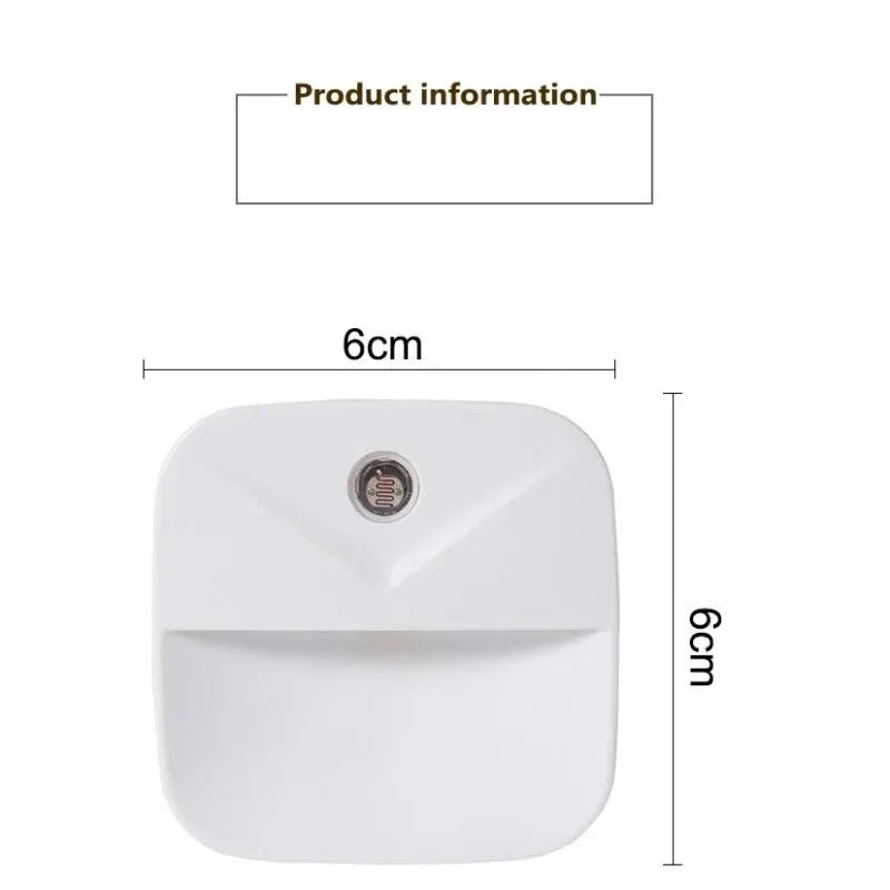 LED Night Light with Motion Sensor | Smart Plug-In Wall Lamp for Hallway, Stair, Kitchen, Bedroom