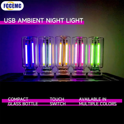 USB Touch Night Light | Portable LED Atmosphere Lamp with Dimmable Touch Sensor
