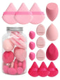 12pcs/15pcs Makeup Sponge Set | Super Soft Foundation Blender & Powder Puffs