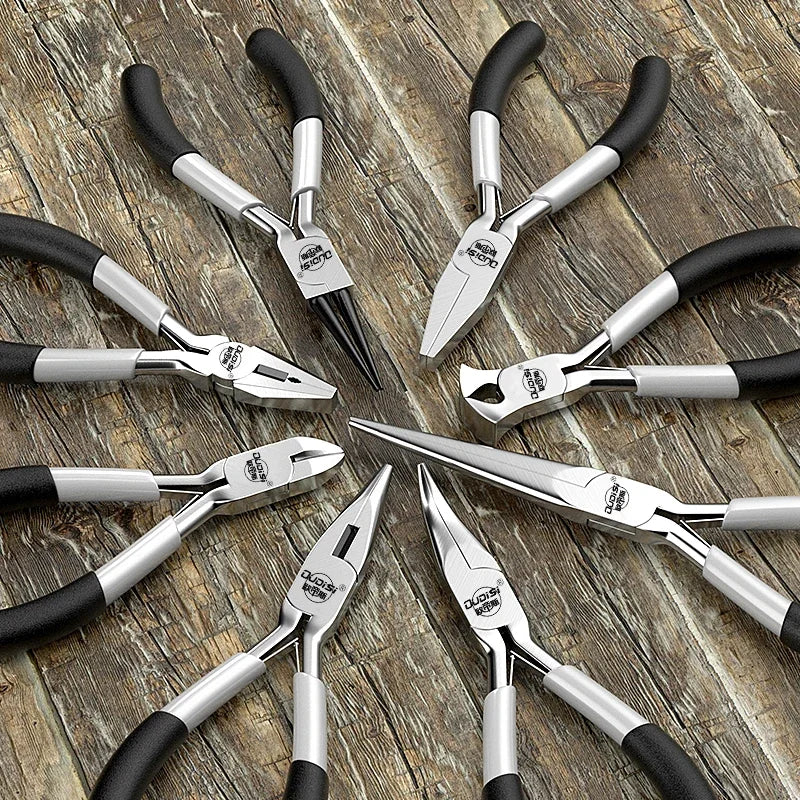 Mini Pliers Set for Jewelry Making and DIY | Multifunctional Carbon Steel Pliers