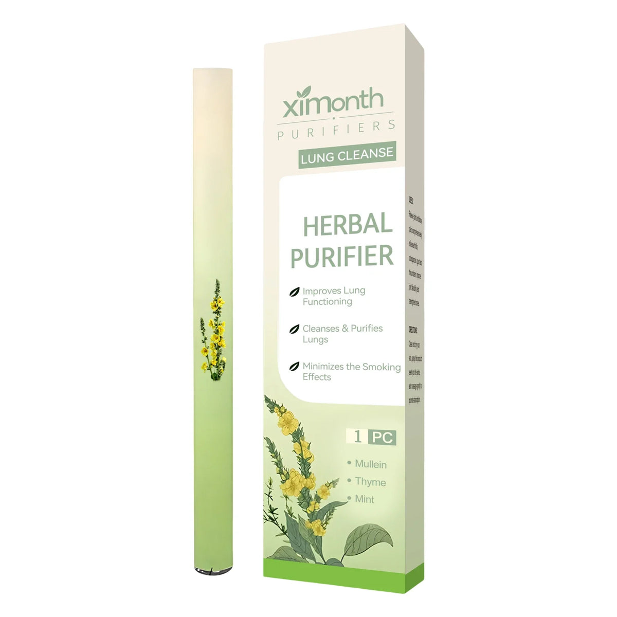 Herbal Blend Diffuser | Aromatherapy Inhaler for Focus and Relaxation