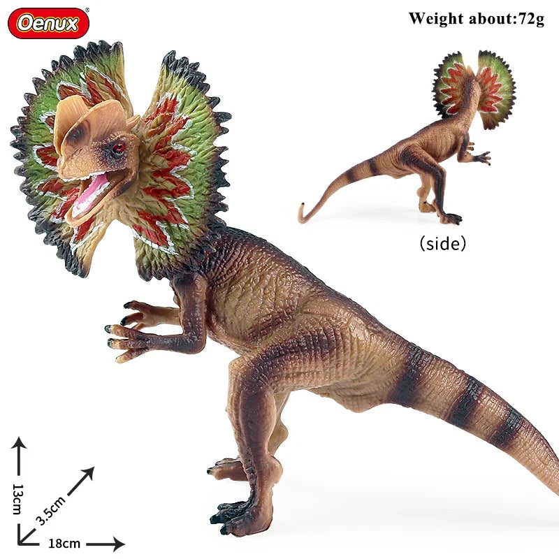 Oenux Jurassic Dinosaurs Action Figures Set | 5 Realistic PVC Models Collection Toy