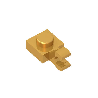 PLATE 1X1 W/HOLDER VERTICAL Building Block | Compatible with Lego 6019 61252