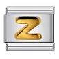 Trendy Italian Charms Bracelet 26 English A-Z Letter Name Custom Gold Color DIY Jewelry Making Gift Hand Bangle Chain Jewellry