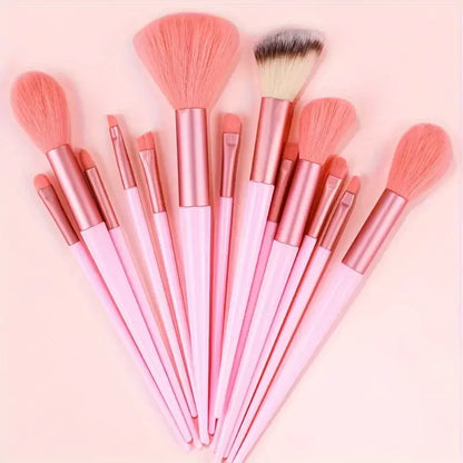 13-Piece Makeup Brush Set | Soft Fluffy Foundation Blush Highlighter Brush Kit