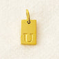 SUNIBI Alphabet Charm Pendant for Necklaces Stainless Steel Jewelry DIY Engraved Lettering Accessories Women's Fashion Jewelry