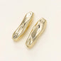 4Pcs/Pack 14/18K Gold Color Plated Metal Brass Threaded Long Beads For DIY Bracelet Jewelry Making Material Accessories
