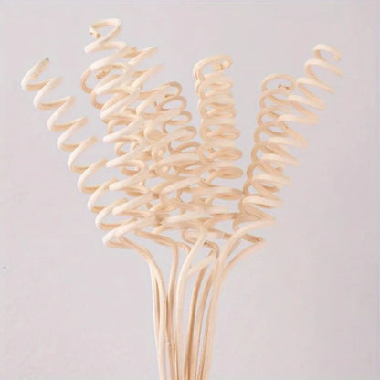 10Pcs Plant Curved Rattan Sticks | Reed Diffuser Replacement Sticks for Home Fragrance
