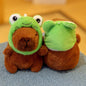 Capybara Plush Keychain | Cartoon Bag Pendant and Car Keyring